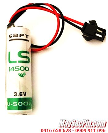 Saft LS14500 (Zắc SM2.54-2P); Pin nuôi nguồn Saft LS14500 lithium 3.6v AA 2600mAh _Xuất xứ Pháp